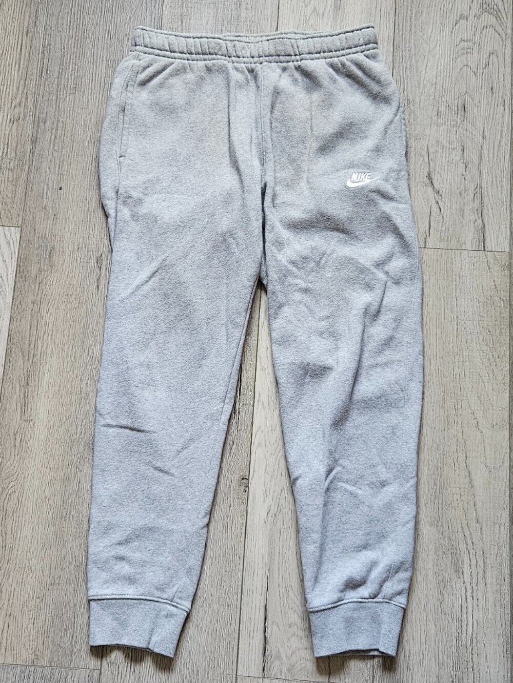 Nike Mens Size Medium Club Fleece Joggers Sweatpants Heather Grey Futura Logo M